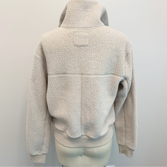 Everlane The Renew Teddy Bomber Oatmeal Small - Picture 9 of 13